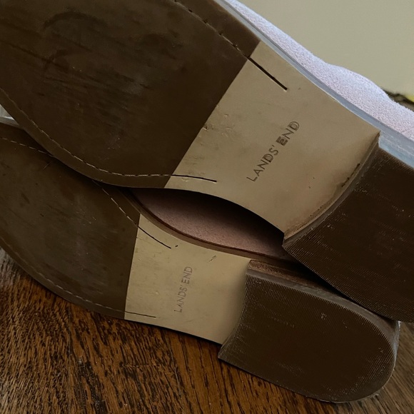 Lands End Pale Pink Cutout Ankle Booties Size 9.5 - Picture 8 of 9